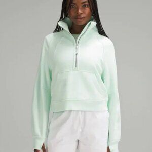 (Lululemon) Scuba Oversized Funnel Neck Half Zip in Mint Moment